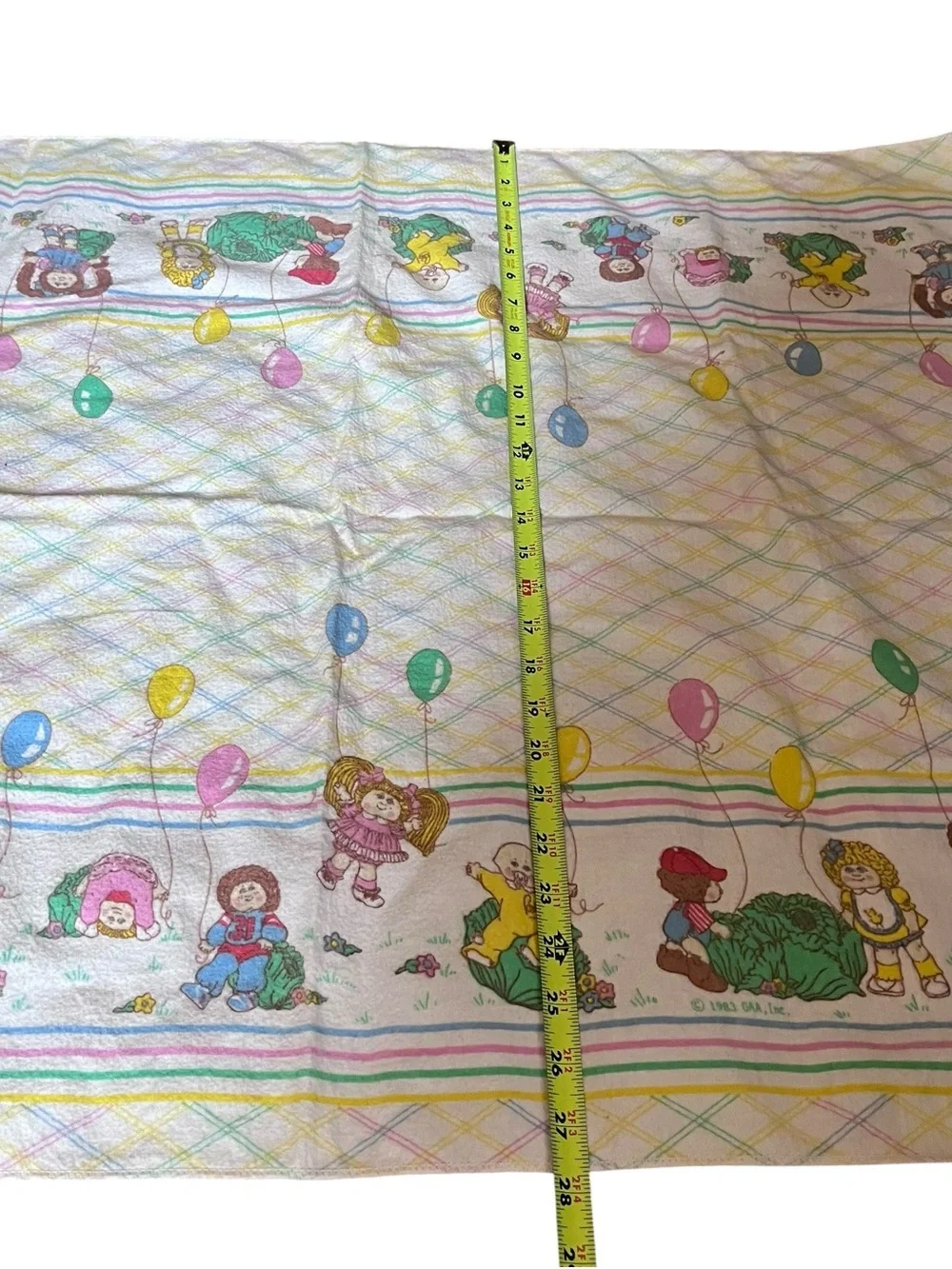 Pair Of 1980's Cabbage Patch Kids Receiving Baby Blankets 30